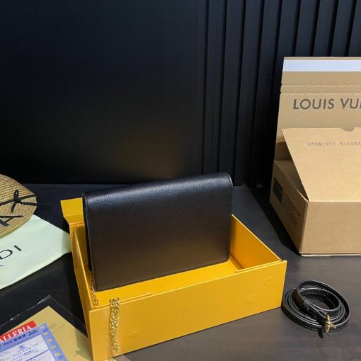 Fendi Ff Diamonds Wallet On Chain Black 22Cm 8M0488Alv4F0Kur - Image 6