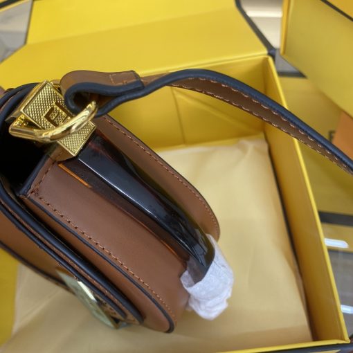 Fendi Moonlight Crossbody Bag Brown 25Cm - Image 8