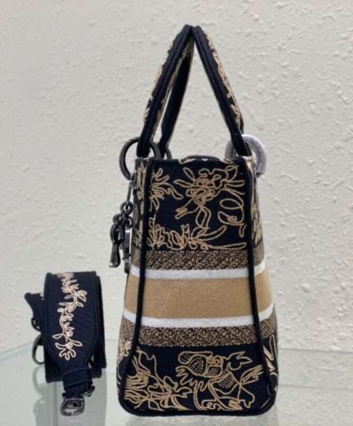 Dior Lady D-Lite Bag Black - Image 3