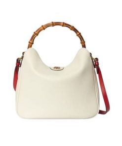 Gucci Diana Large Shoulder Bag White 24Cm
