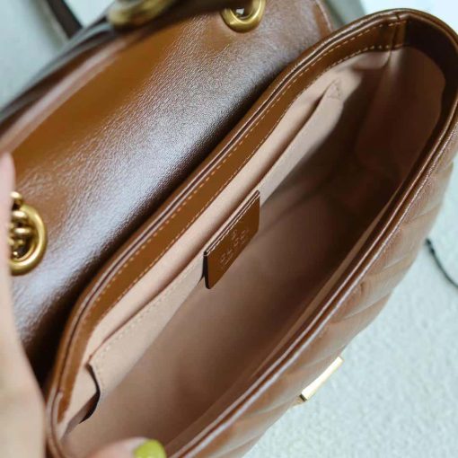 Gucci Marmont Mini Matelasse Shoulder Bag 446744 0Olft 2535 - Image 9