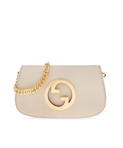 Gucci Blondie Shoulder Bag White Leather 28Cm 699268 Uxx0G 9022