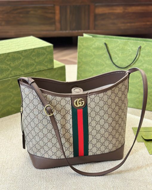 Gucci Ophidia Gg Small Shoulder Bag ?Beige And Ebony 28Cm 781402 96Iwg 8745 - Image 2
