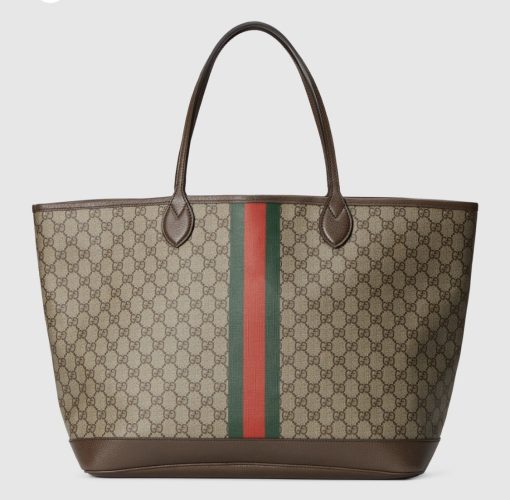 Gucci Brown Ophidia Gg Large Tote Bag 40Cm - Image 7