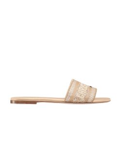 Dior Dway Slide Gold Cotton Kcq209Lcs S62K