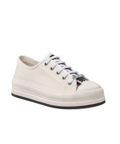 Dior Walk'N'Dior Platform Sneaker Cotton Canvas White Kck386Cvy S03W