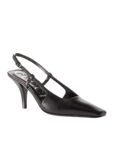 Gucci Women's Slingback Square Toe Pumps Black