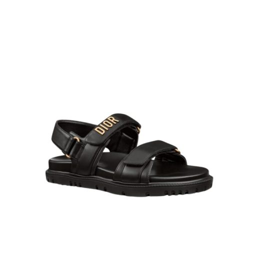 Dior Dioract Sandal Lambskin Black Kcq547Lab S900 - Image 9