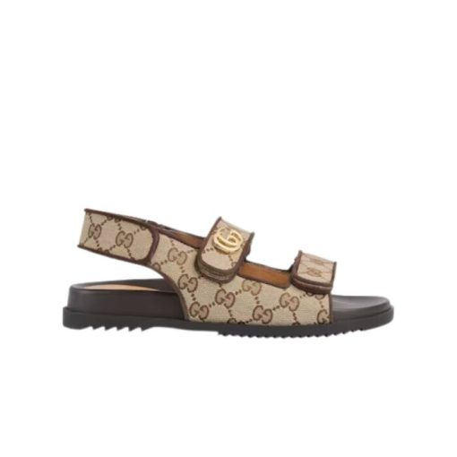 Gucci Double G Sandal Beige And Ebony 771575 G1730 9755 - Image 10