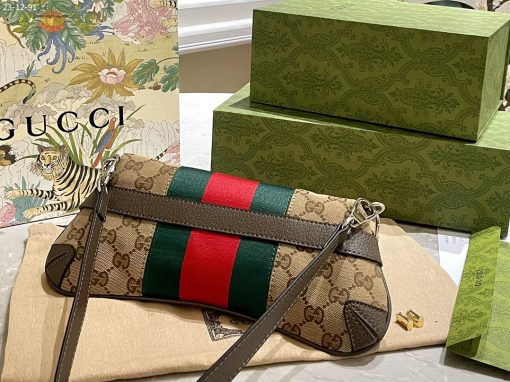 Gucci Horsebit Chain Small Shoulder Bag Beige 29Cm ?764339 Facm2 8747 - Image 6