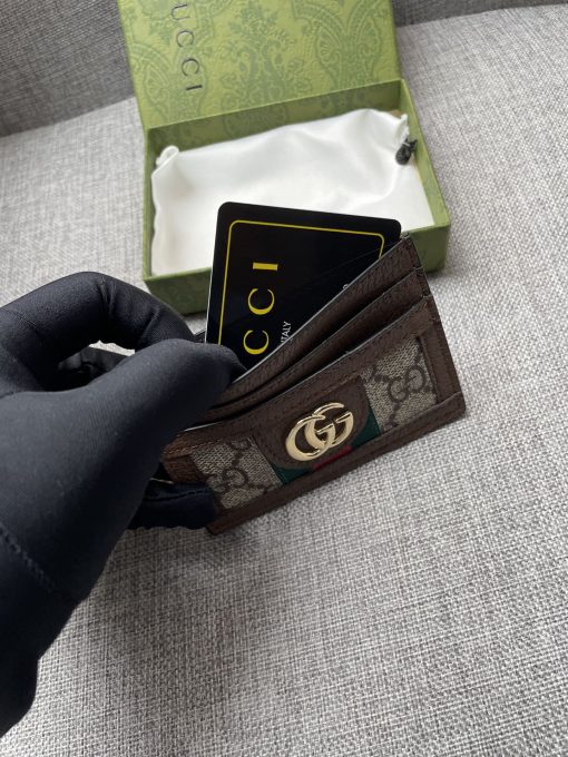 Gucci Ophidia Gg Card Case Monogram Brown 10Cm 523159 96Iwg 8745 - Image 7