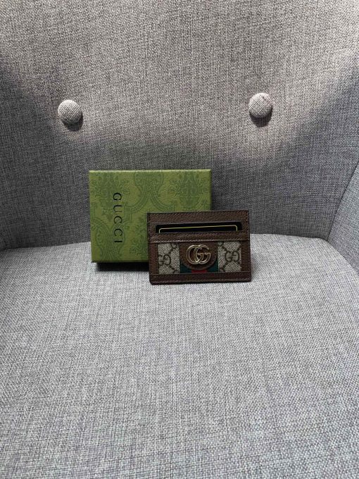 Gucci Ophidia Gg Card Case Monogram Brown 10Cm 523159 96Iwg 8745 - Image 5