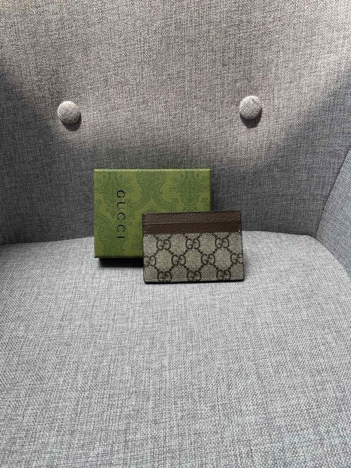 Gucci Ophidia Gg Card Case Monogram Brown 10Cm 523159 96Iwg 8745 - Image 2