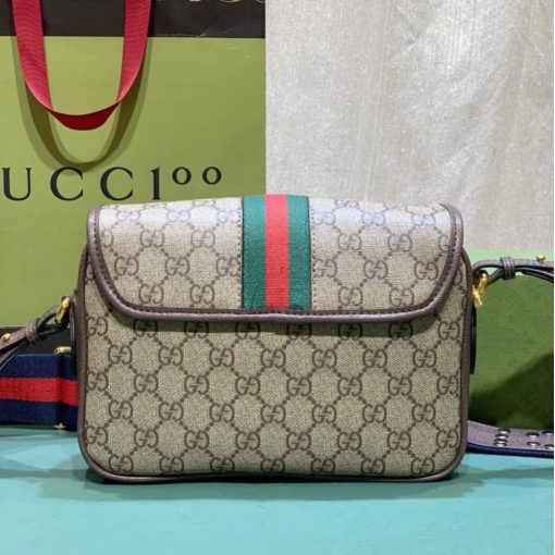 Gucci Ophidia Mini Cross Body Bag Beige 23Cm - Image 8