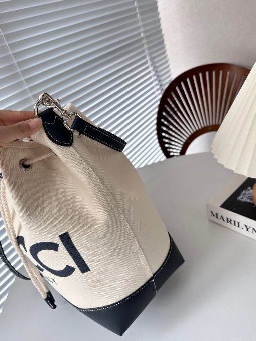 Gucci Shoulder Bag With Gucci Print Black 23Cm - Image 3