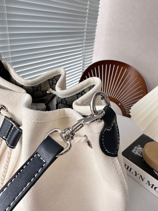 Gucci Shoulder Bag With Gucci Print Black 23Cm - Image 5