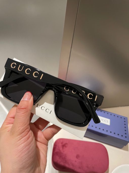 Gucci Sunglasses Gucci Logo Black - Image 3