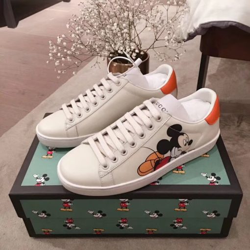 Gucci Ace X Disney Ivory White 603697 Ayo70 9591 - Image 3