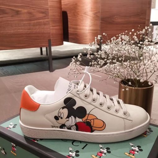 Gucci Ace X Disney Ivory White 603697 Ayo70 9591 - Image 2