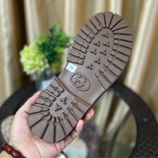 Gucci Gg Slipper Horsebit Canvas Beige 655571 96G60 9762 - Image 2