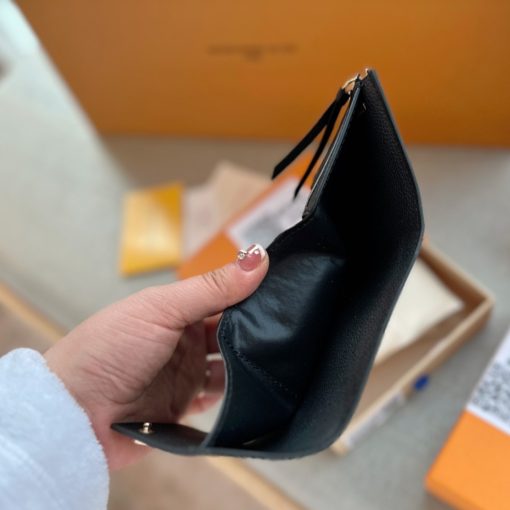 Louis Vuitton Victorine Wallet Black/Beige 12Cm M80968 - Image 4