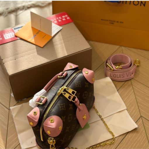 Louis Vuitton Peptite Malle Souple Peach 20Cm M45531 - Image 5