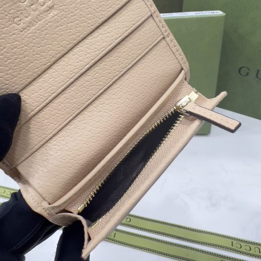 Gucci Horsebit 1955 Card Case Wallet Beige ?621887 92Tcg 9761 - Image 8