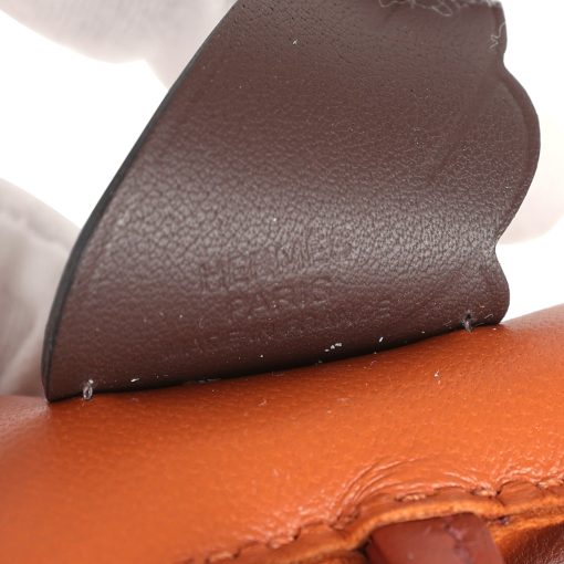 Hermes Pegase Rodeo Bag Charm PM Pain D'Epice/Sienne/Moka Swift & Milo Lambskin - Image 3