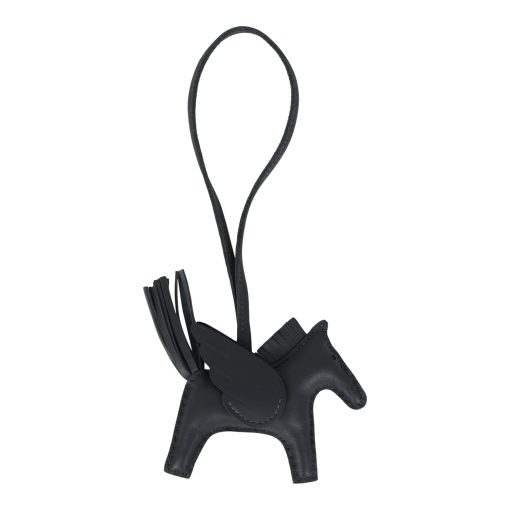 Hermes Pegase Rodeo Bag Charm PM Ardoise Milo Lambskin - Image 2