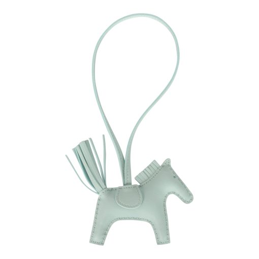 Hermes Rodeo Bag Charm PM Vert Peppermint Milo Lambskin - Image 2