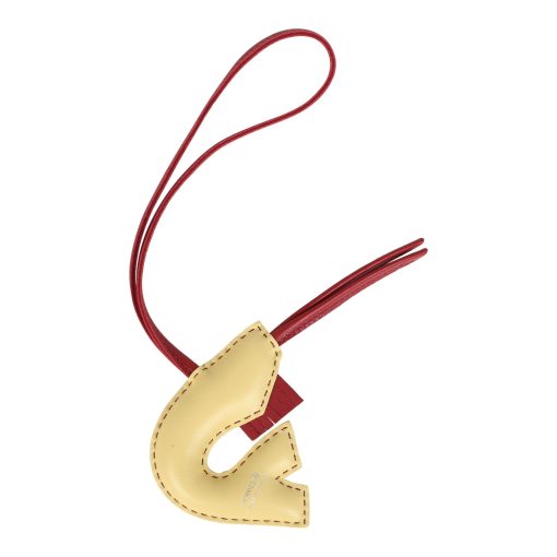 Hermes Hibouton Shrimp Bag Charm Multi Milo Lambskin - Image 2