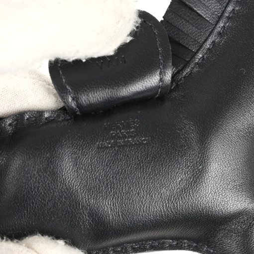 Hermes Rodeo Bag Charm MM So Black Milo Lambskin - Image 3