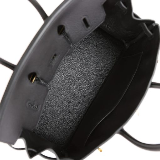 Hermes Birkin 25 Black Togo Gold Hardware - Image 8