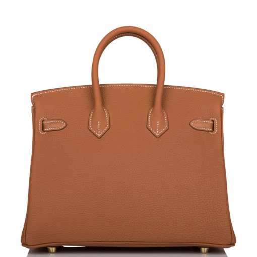 Hermes Birkin 25 Gold Togo Gold Hardware - Image 3
