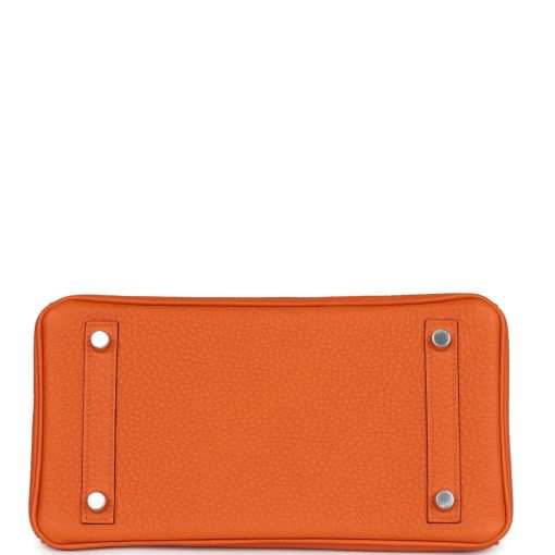 Hermes Birkin 25 Orange Togo Palladium Hardware - Image 6