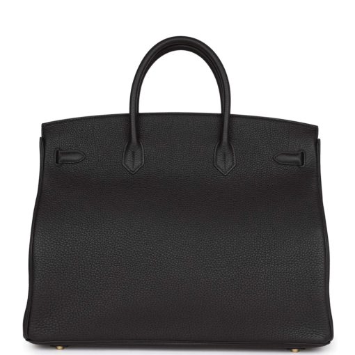 Hermes Birkin 40 Black Togo Gold Hardware - Image 4