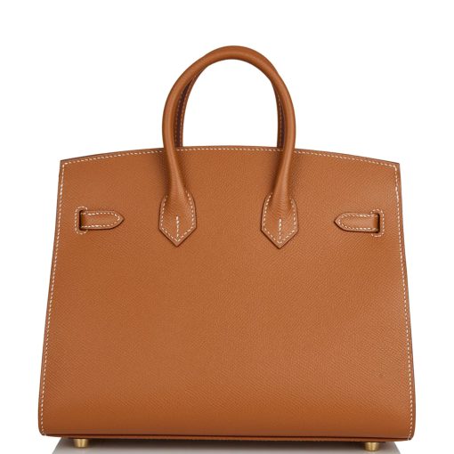Hermes Birkin Sellier 25 Gold Epsom Gold Hardware - Image 4
