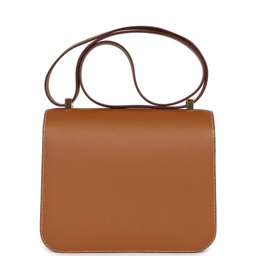 Hermes Birkin 24 Bamboo Togo Gold Hardware - Image 4