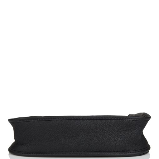Hermes Evelyne Pm Black Clemence Gold Hardware - Image 5