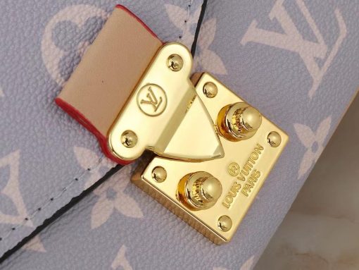 Louis Vuitton Pochette M?tis East West Coated Canvas Trianon Purple Gray 21Cm M12429 - Image 7