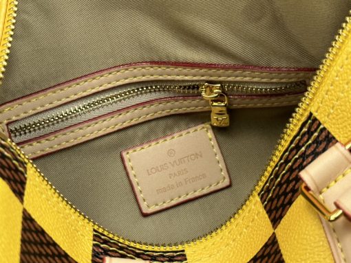 Louis Vuitton Speedy 25 Bandouliere Damier Pop Yellow 25Cm N40584 - Image 3