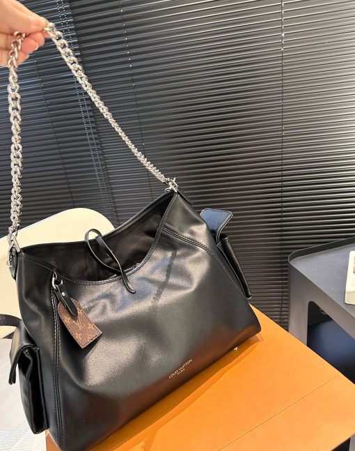 Louis Vuitton Carryall Cargo Pm Bag Black 33Cm M24861 - Image 6