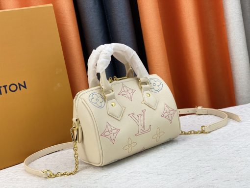 Louis Vuitton Speedy Bandouliere Monogram Empreinte 20Cm M46667 - Image 9