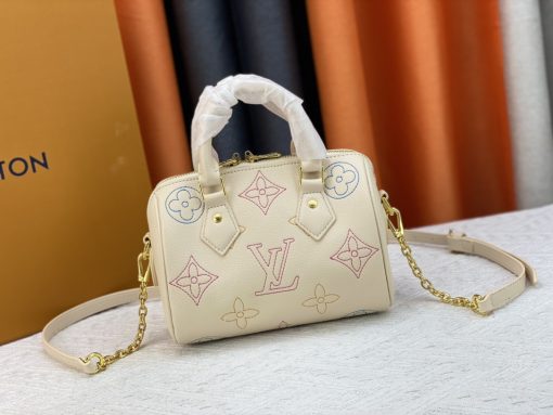 Louis Vuitton Speedy Bandouliere Monogram Empreinte 20Cm M46667 - Image 10