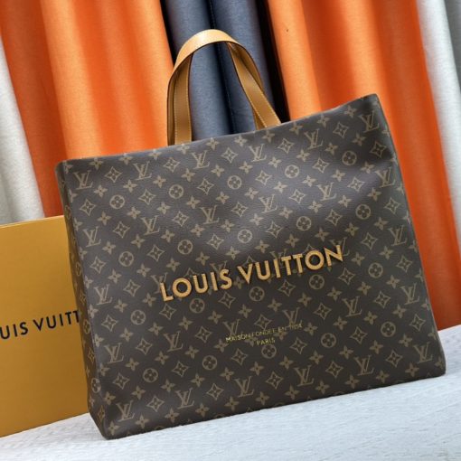 Louis Vuitton Shopper Tote Mm Monogram Brown 40Cm - Image 2