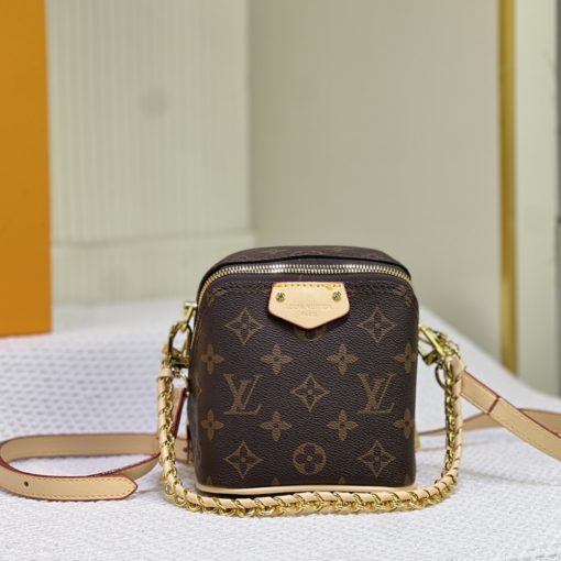 Louis Vuitton Just In Case Monogram Canvas Leather Brown 13Cm M47096 - Image 2