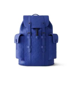 Louis Vuitton Christopher Pm Backpack Blue 48Cm M23189