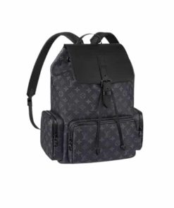 Louis Vuitton Backpack Monogram Black 45Cm