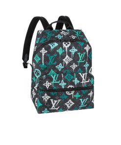 Louis Vuitton Discovery Backpack Graffiti Green 36Cm M21395