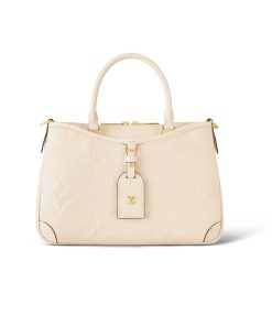 Louis Vuitton Trianon Pm Monogram Empreinte White 28Cm M46503